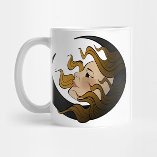 Lady in the moon Mug